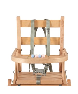 Chaise bébé en bois empilable t0 h.21cm Wikicat